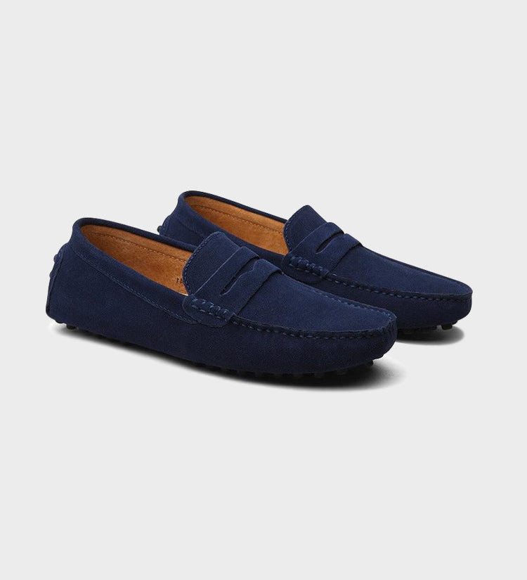 MARINA Suede Boat Loafers