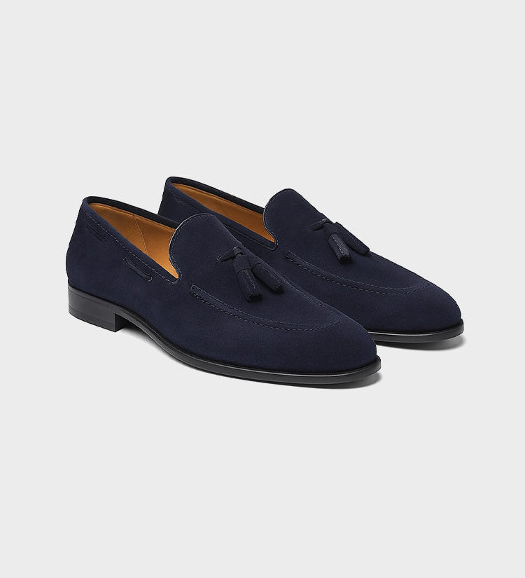 Tassel Suede Loafers
